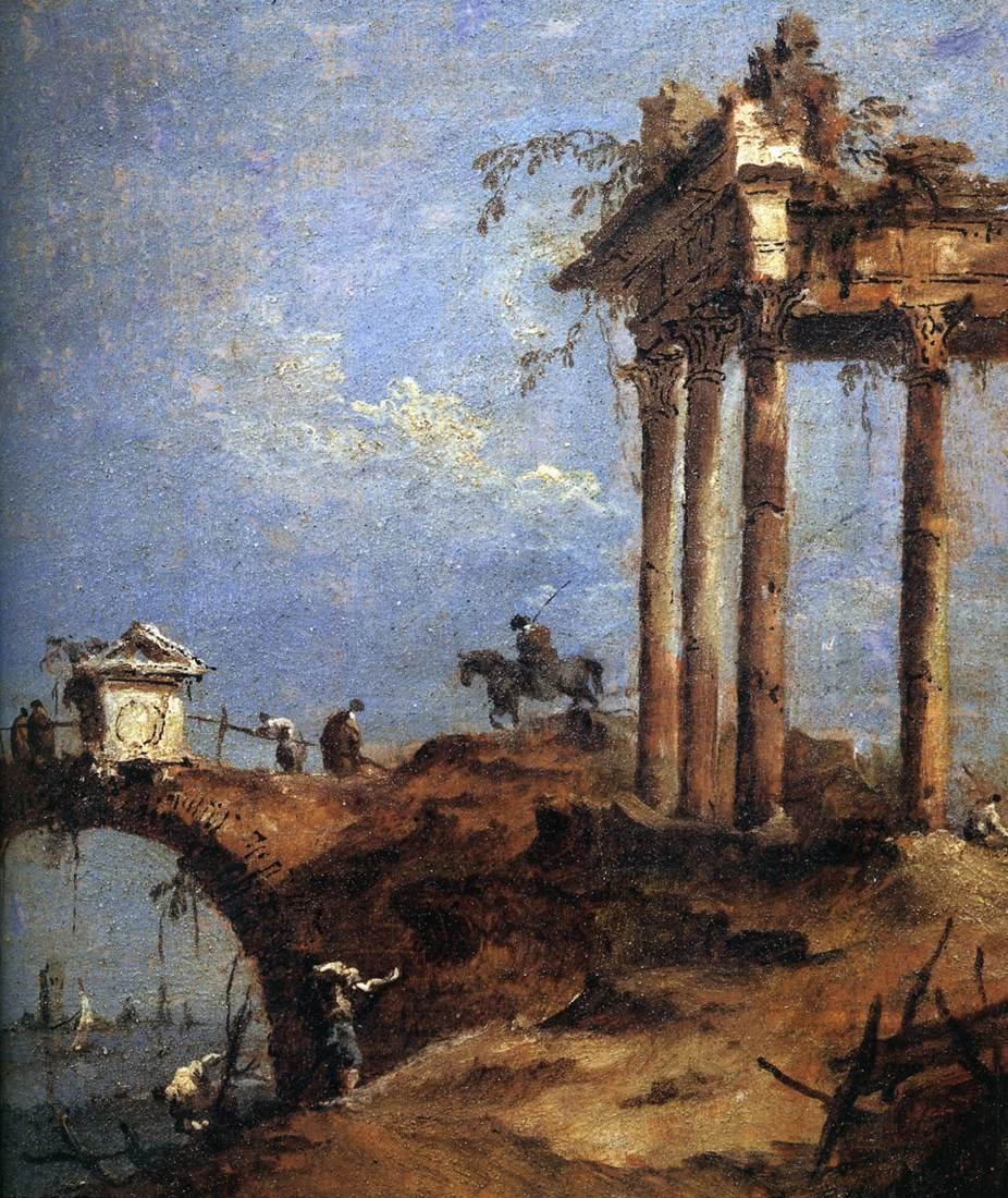 Capriccio in laguna con Rovine
